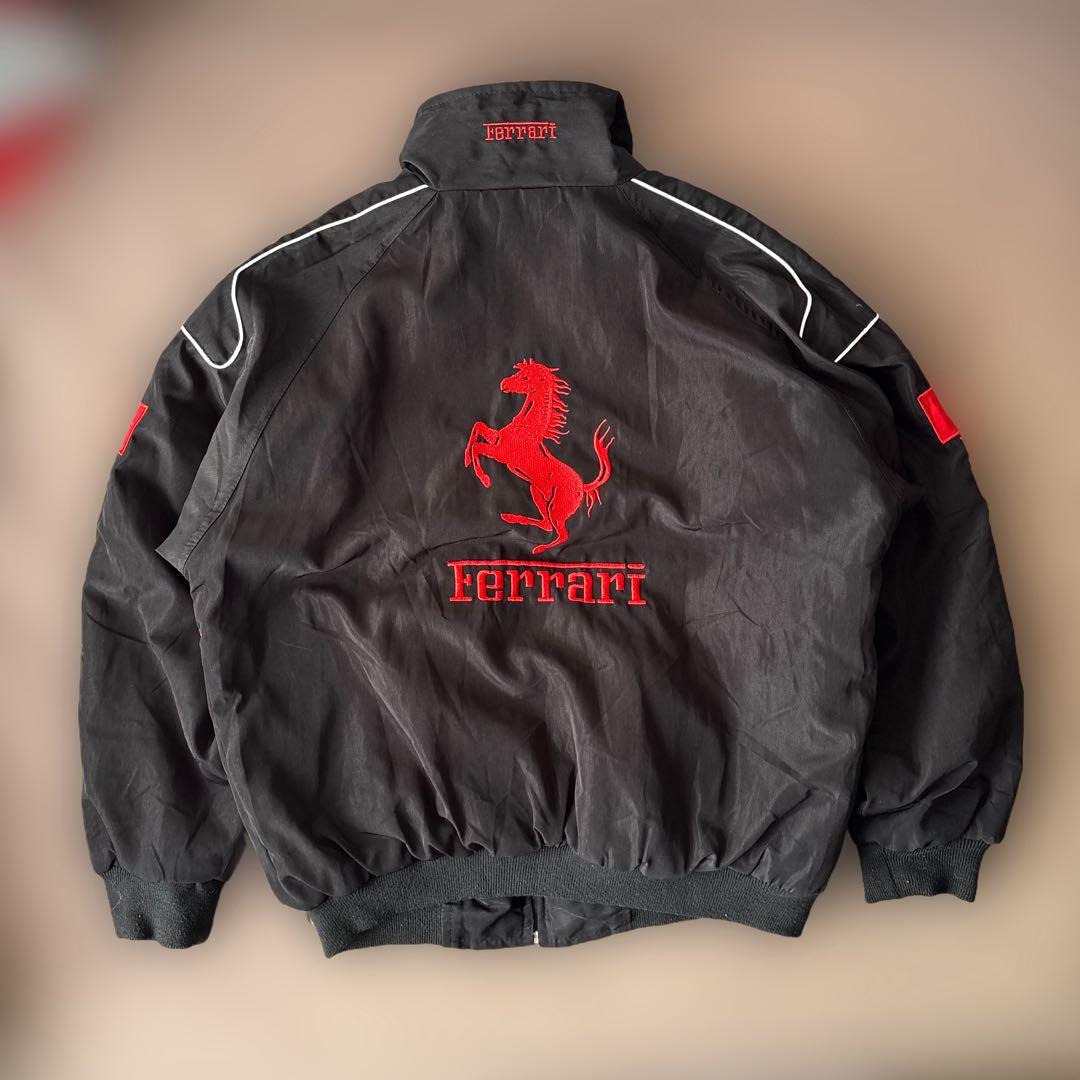 Ferrari フェラーリ レーシングジャケット L OMP F1 刺繍ロゴ