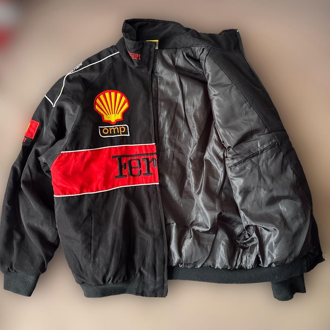 Ferrari フェラーリ レーシングジャケット L OMP F1 刺繍ロゴ