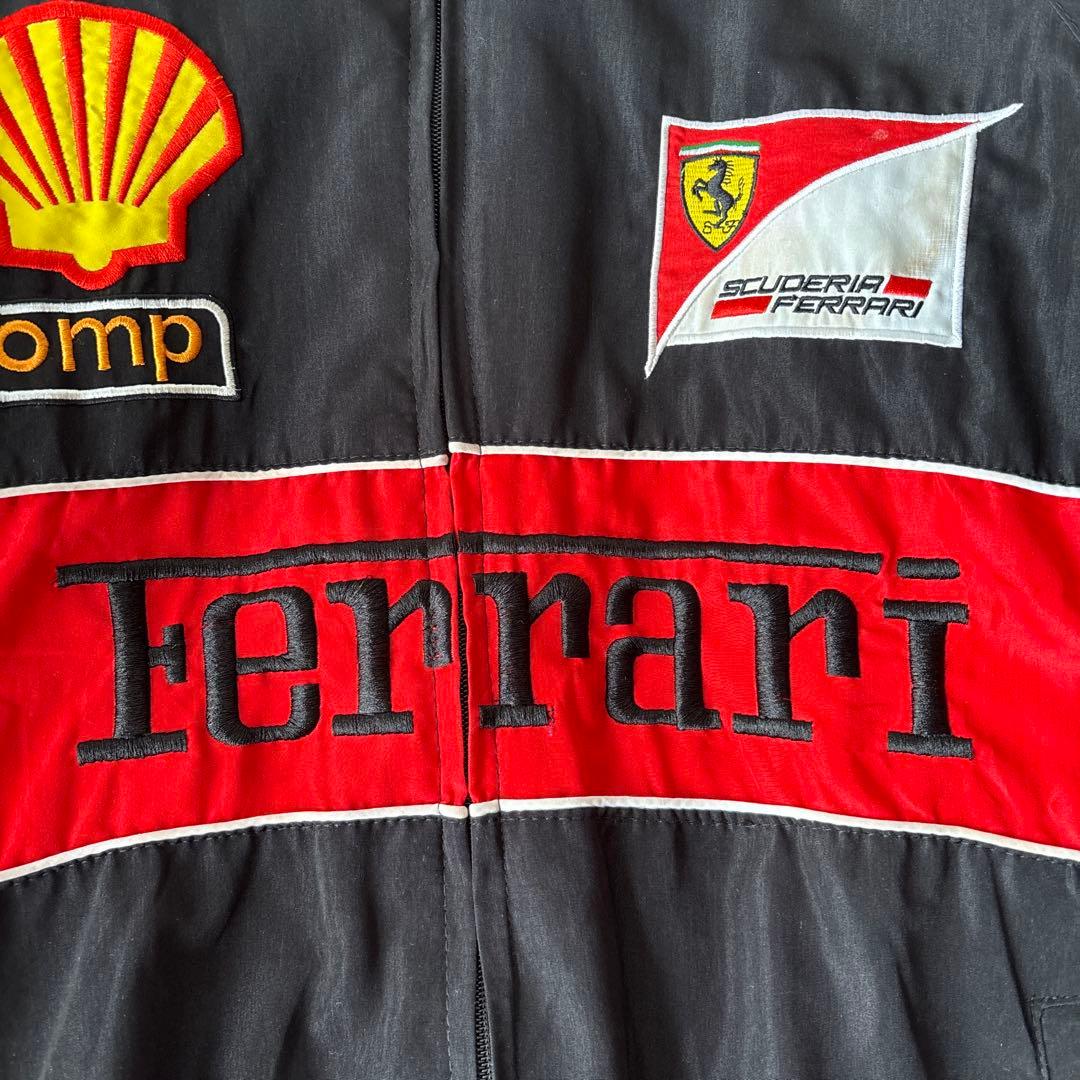 Ferrari フェラーリ レーシングジャケット L OMP F1 刺繍ロゴ