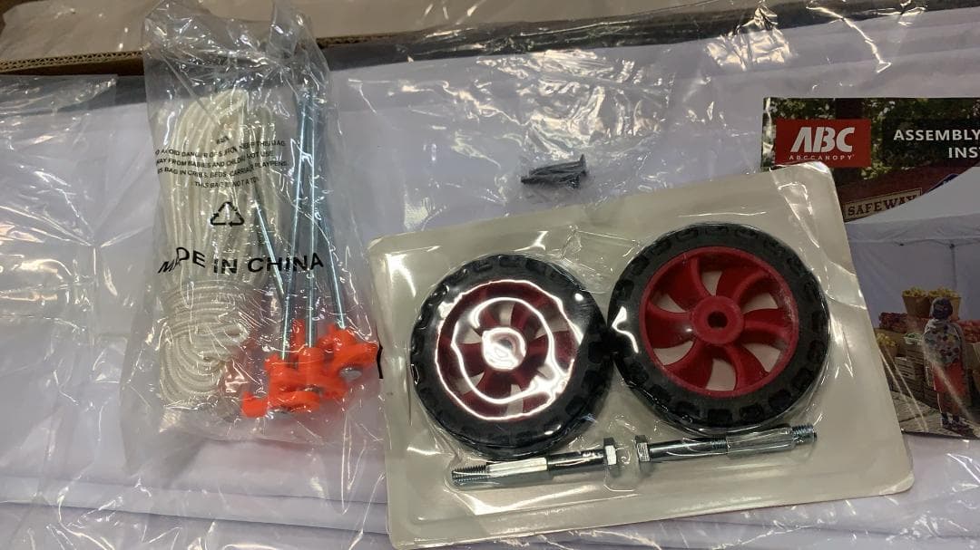 ABCCANOPY タープテント 3mx3m 横幕4枚 大型テント