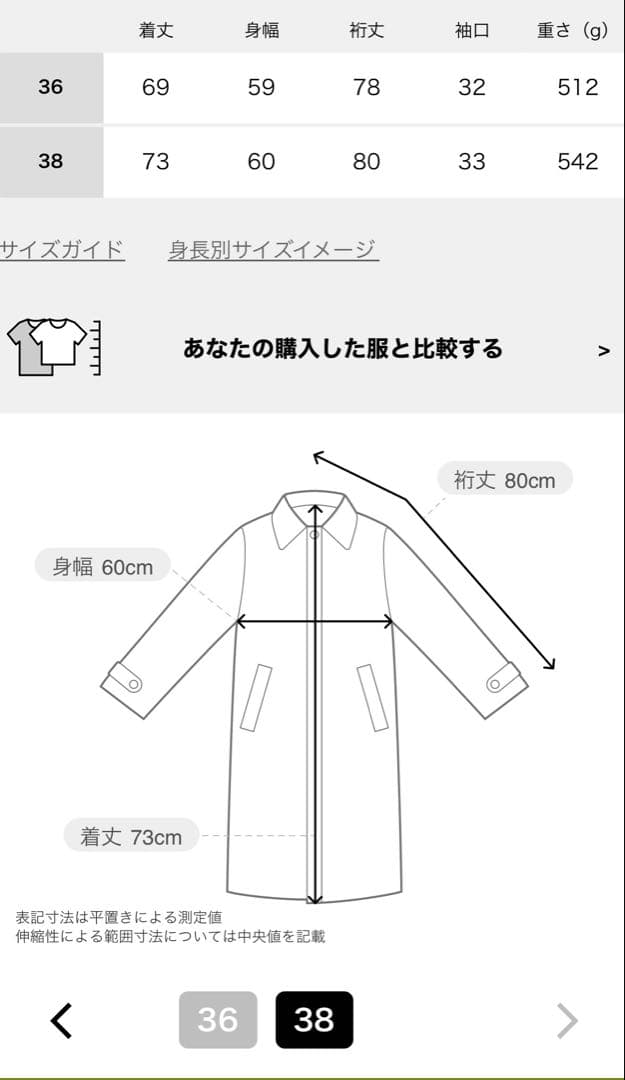【FRAMeWORK】 撥水テントラインコート