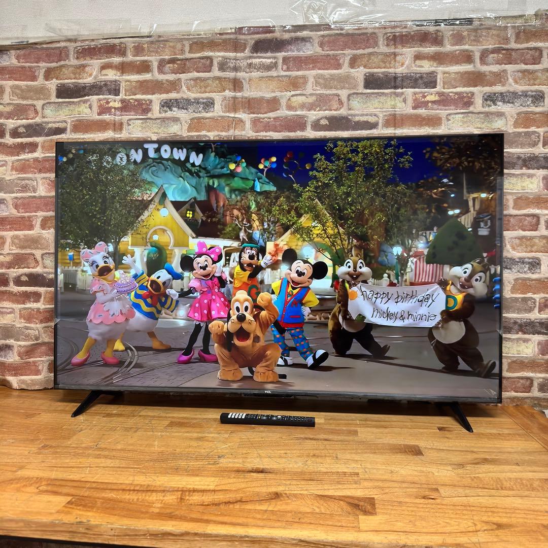 TCL 50V型 4K 液晶テレビ Google TV 50V6B 2024年製