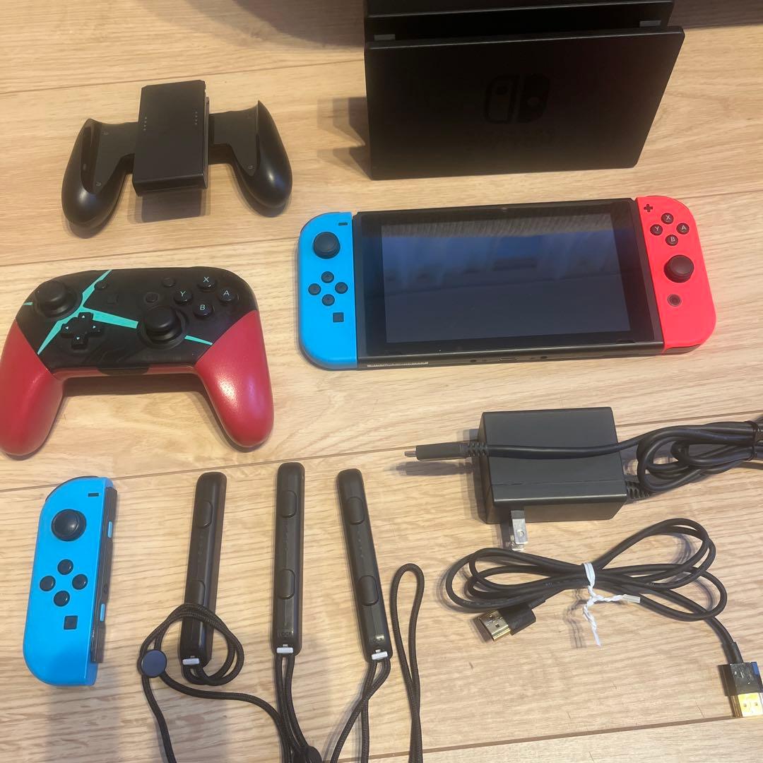 【送料無料】Nintendo Switch 本体 プロコントローラー付き