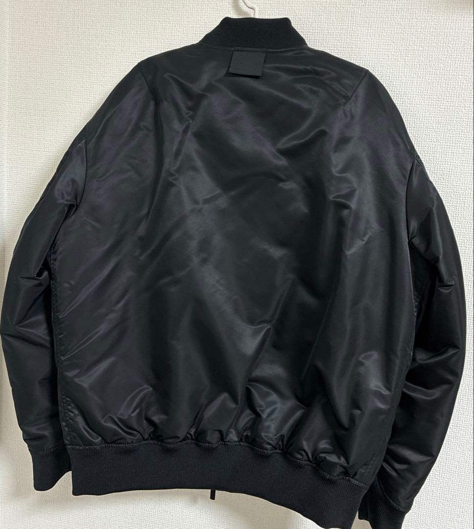 UNIQLO+J ユニクロ　ブラック MA-1 XL 黒　プラスジェイ