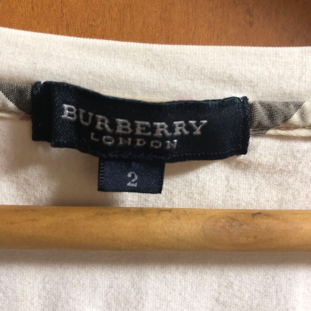 可愛い　BURBERRY ホワイト Tシャツ サイズ2