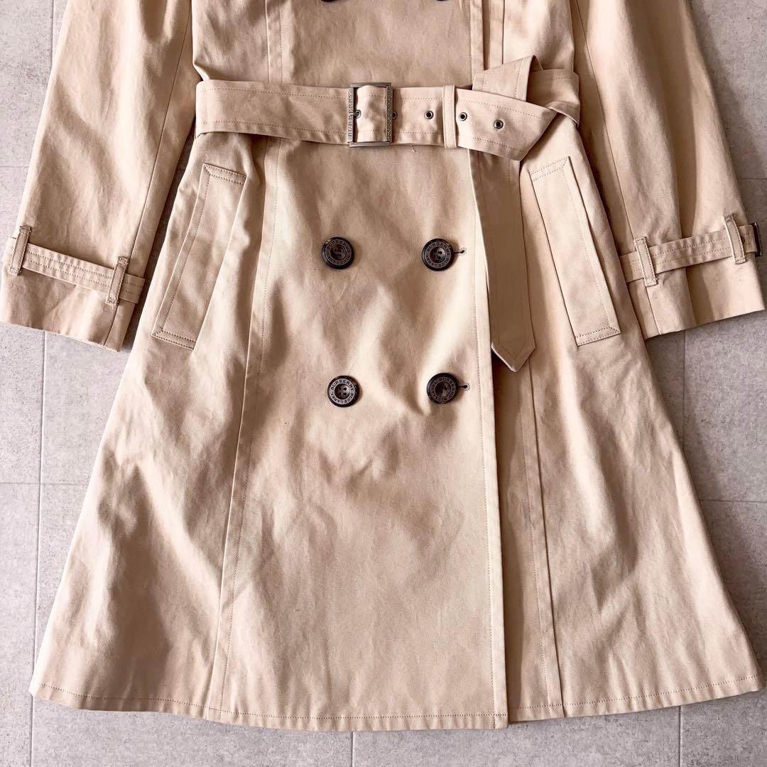 極美品✨️バーバリーブルーレーベル トレンチコート M ベージュ ノバチェック