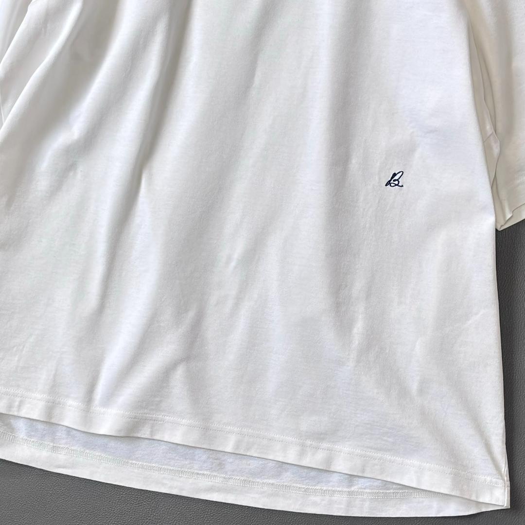 希少B刺繍 マディソンブルー ロンハーマン 02 ゆったり Tシャツ 白uf7