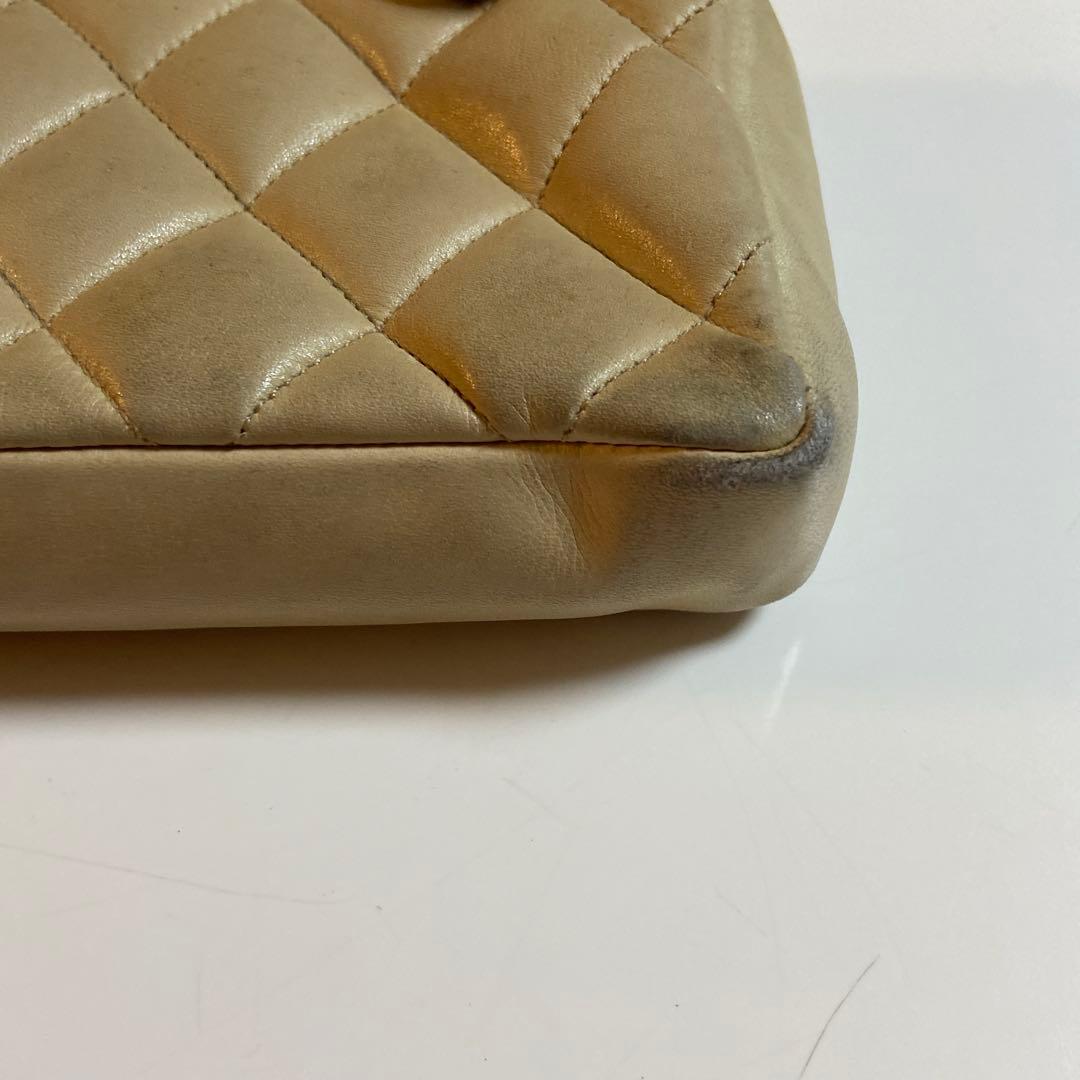CHANEL シャネル マトラッセ ウエストポーチ ベージュ