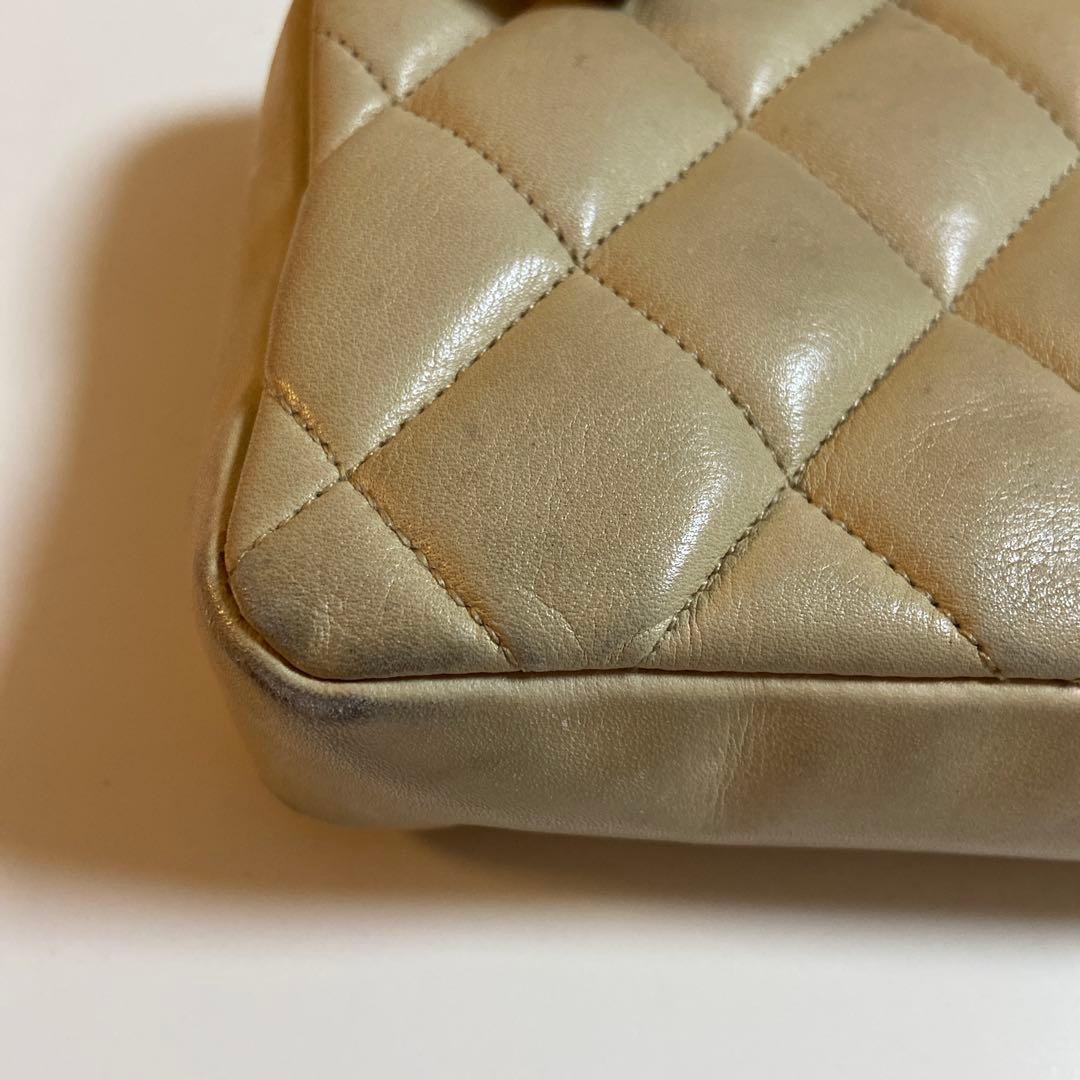 CHANEL シャネル マトラッセ ウエストポーチ ベージュ
