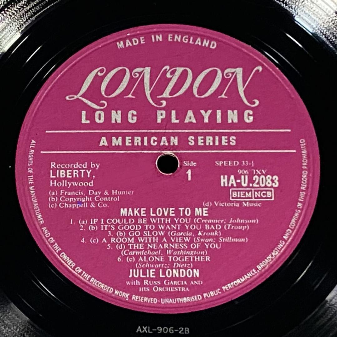 ★英国UKオリジナルMONO★ジュリー・ロンドン Make Love To Me