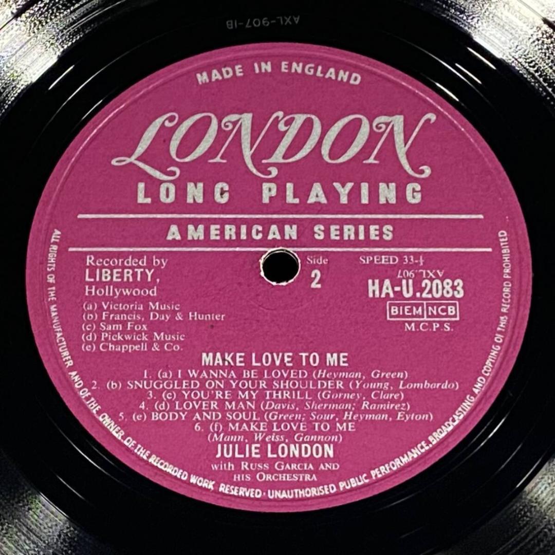 ★英国UKオリジナルMONO★ジュリー・ロンドン Make Love To Me