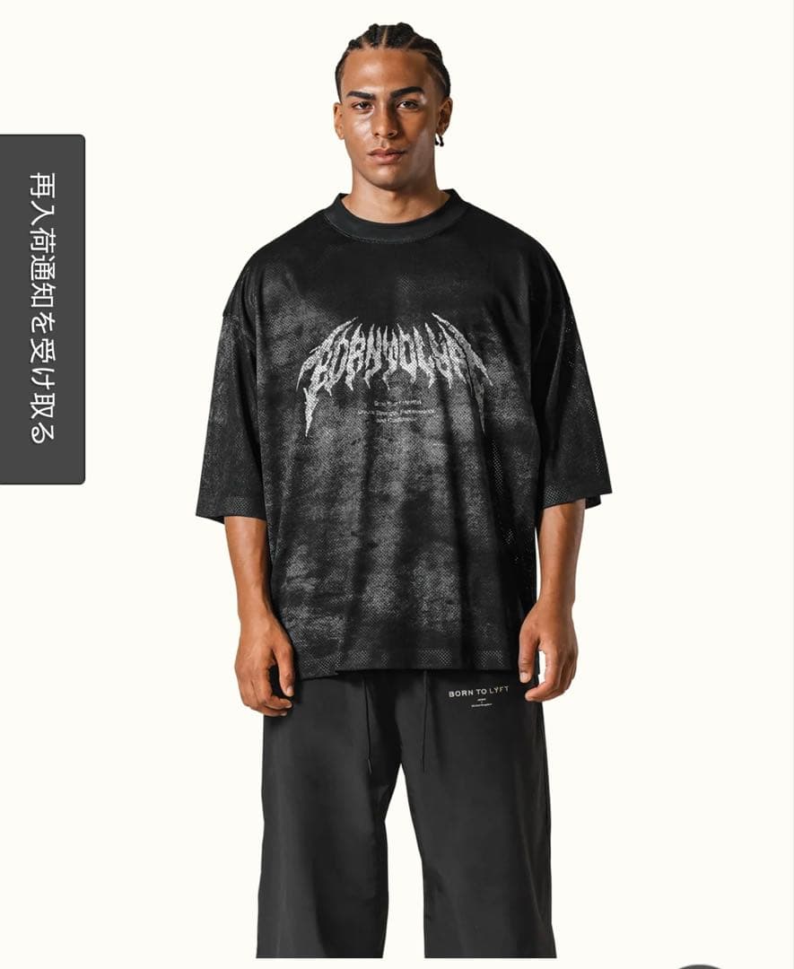 LYFT DEATH L LOGO Tシャツ ブラック S