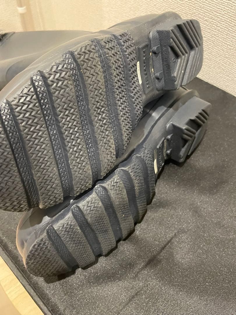 HUNTER ネイビー 長靴 バックストラップ付き