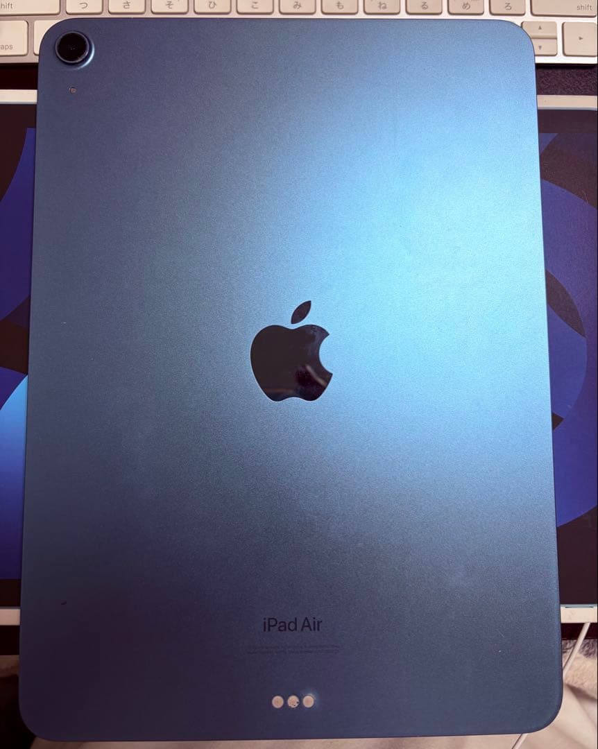 Apple iPad 第5世代 ブルー本体64GB pencil キーボード付き