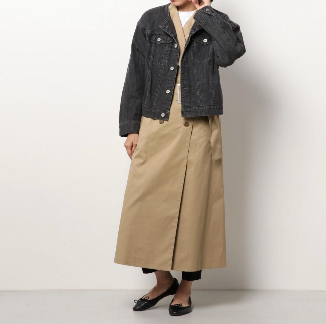 【美品】AMERI 3WAY DENIM LAYERED TRENCH 可愛い