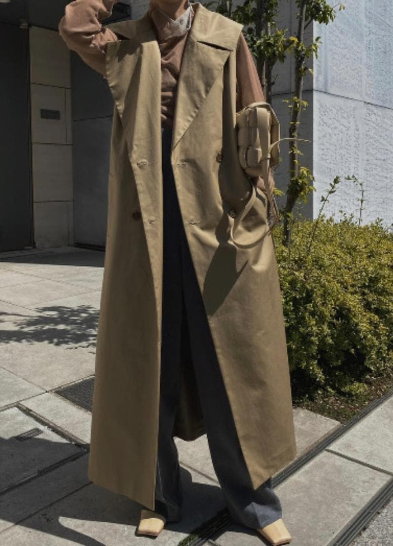 【美品】AMERI 3WAY DENIM LAYERED TRENCH 可愛い