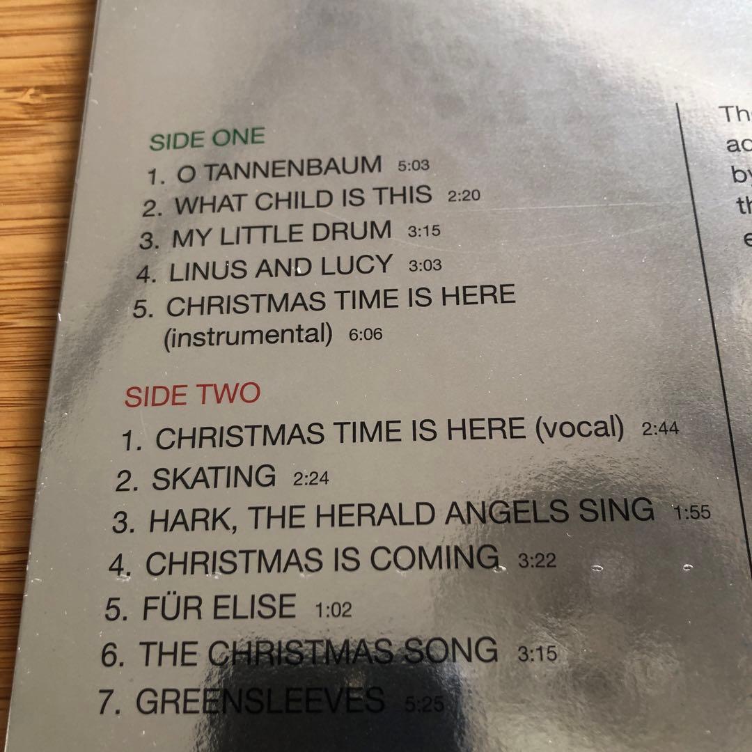 A CHARLIE BROWN CHRISTMAS LP レコード