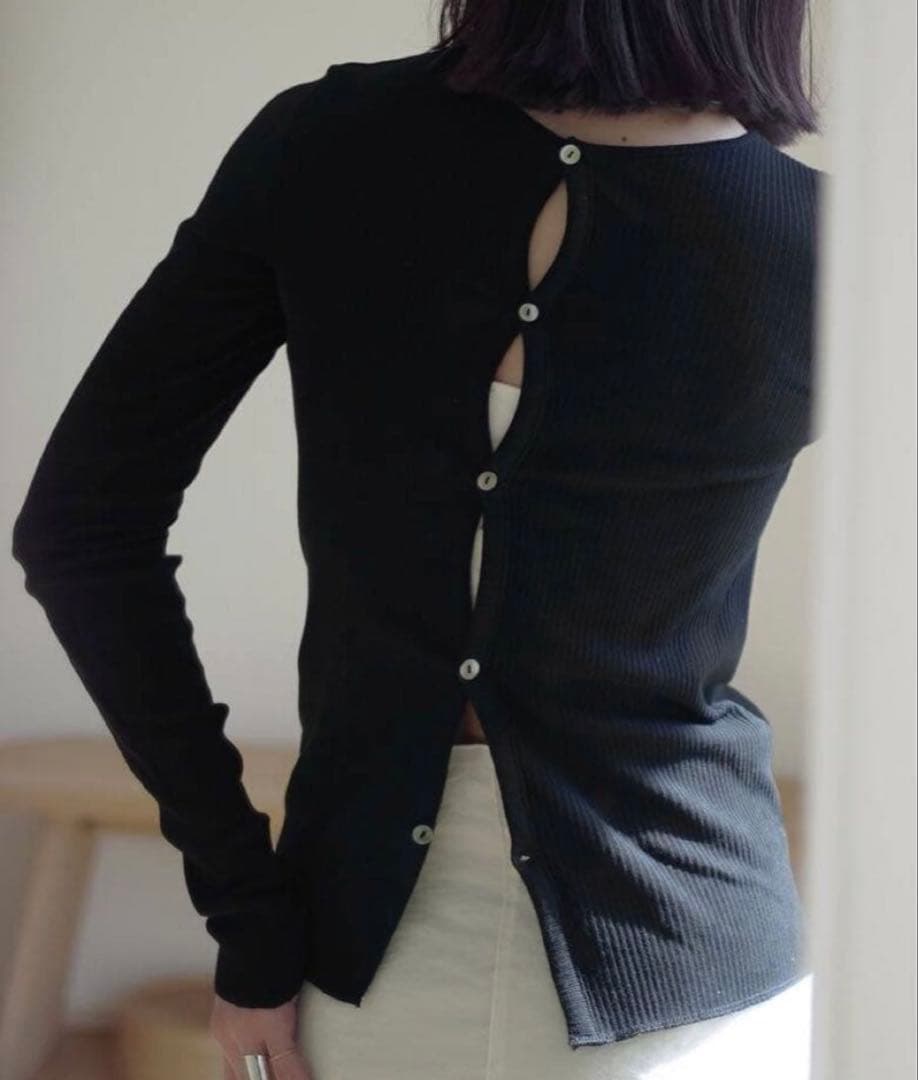 美品　Plage O rib カーディガン