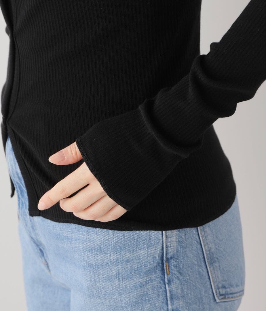 美品　Plage O rib カーディガン