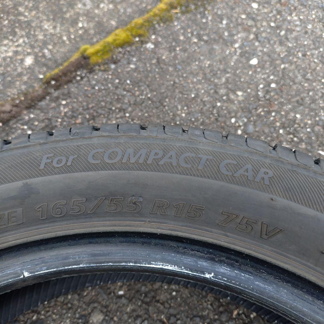 165/55R15 ブリジストン　 NH100　2021年製造　 中古4本セット