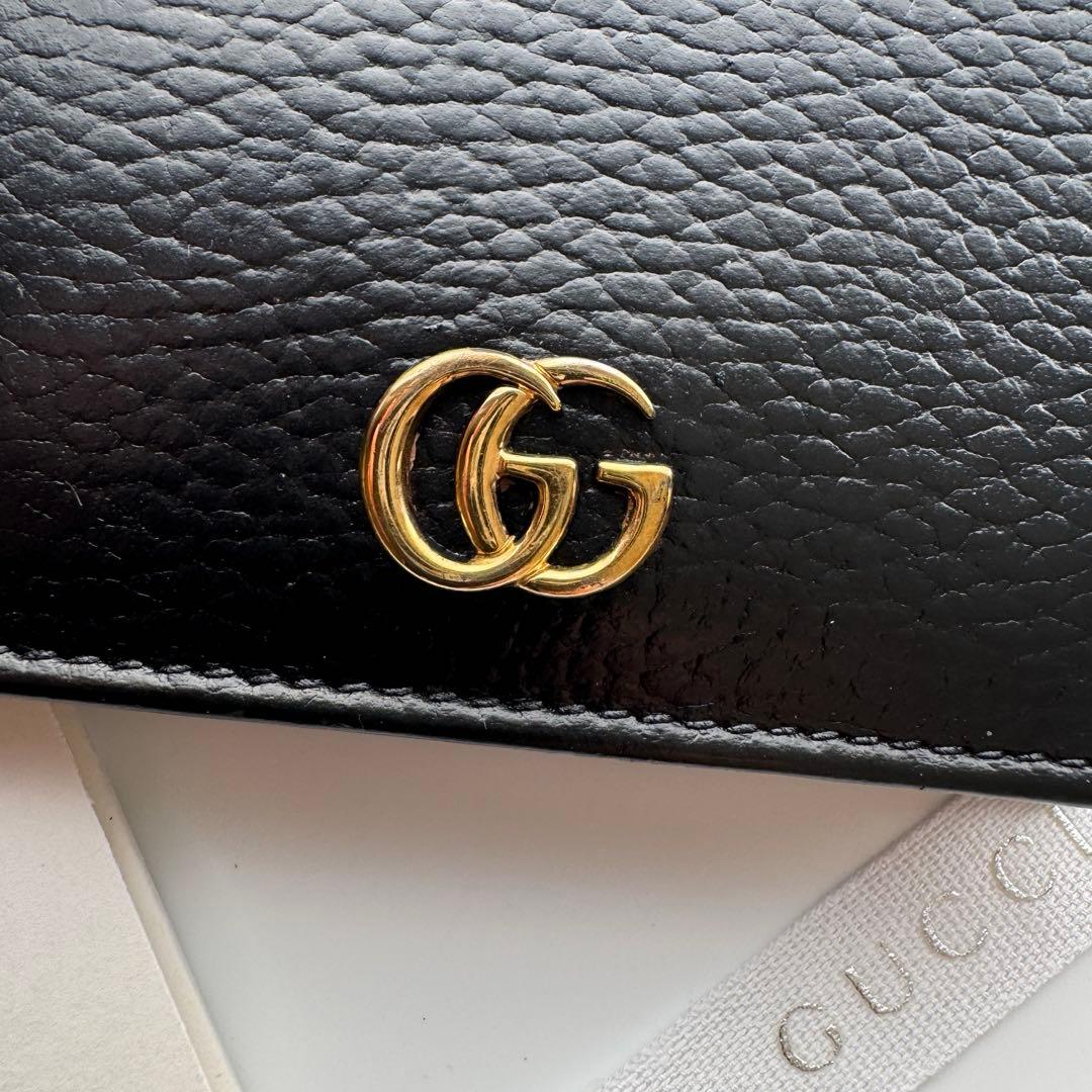 【美品】 GUCCI グッチ 2つ折り 財布 コンパクト