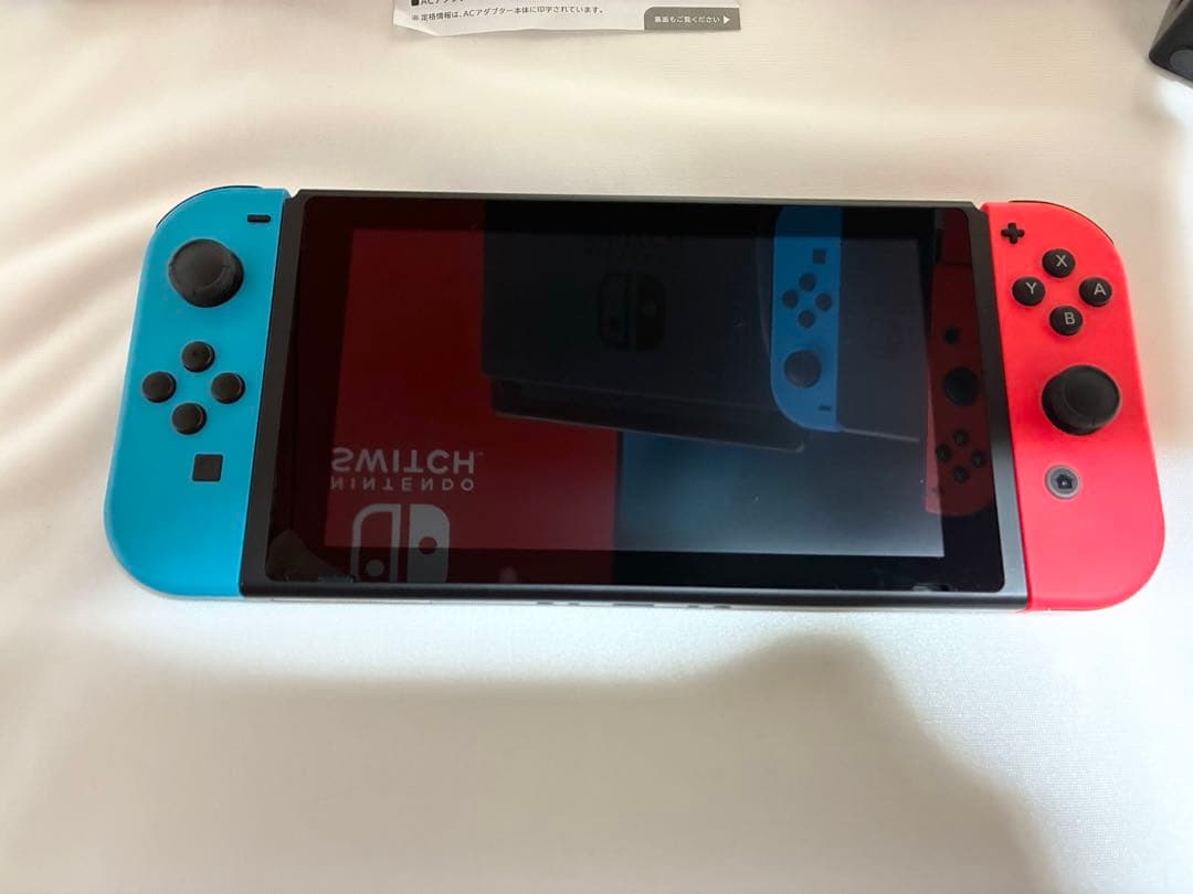 Nintendo Switch ネオンブルー/オレンジ 本体 & ガラスフィルム