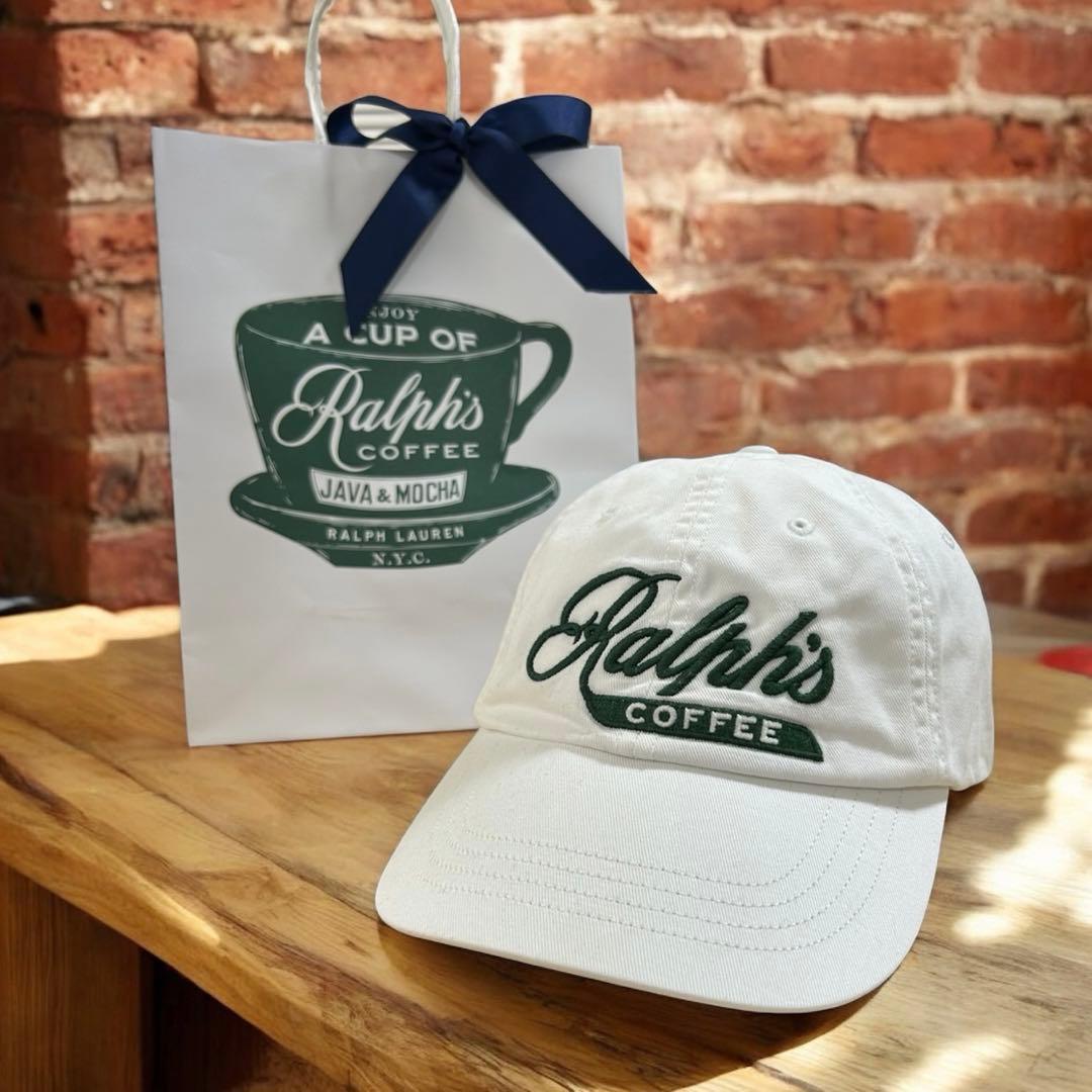 美品❗️ラルフズコーヒー Ralph's Coffee BB Cap ホワイト