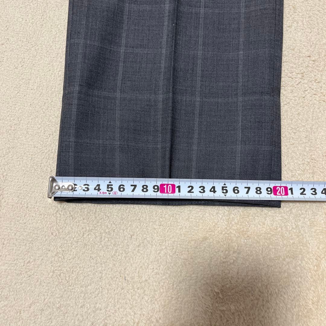 グレー チェック柄 スーツ 新品タグ付き