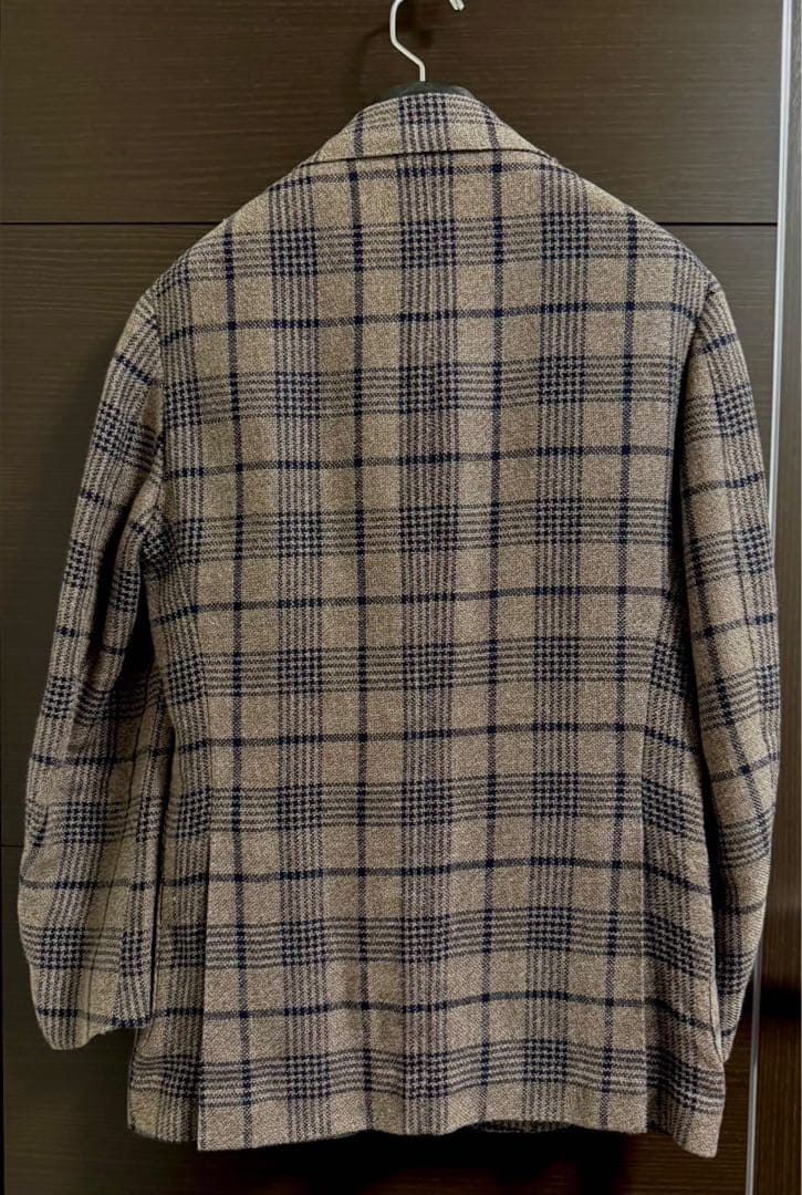 STILE LATINO シルクリネンコットン チェック ジャケット 44