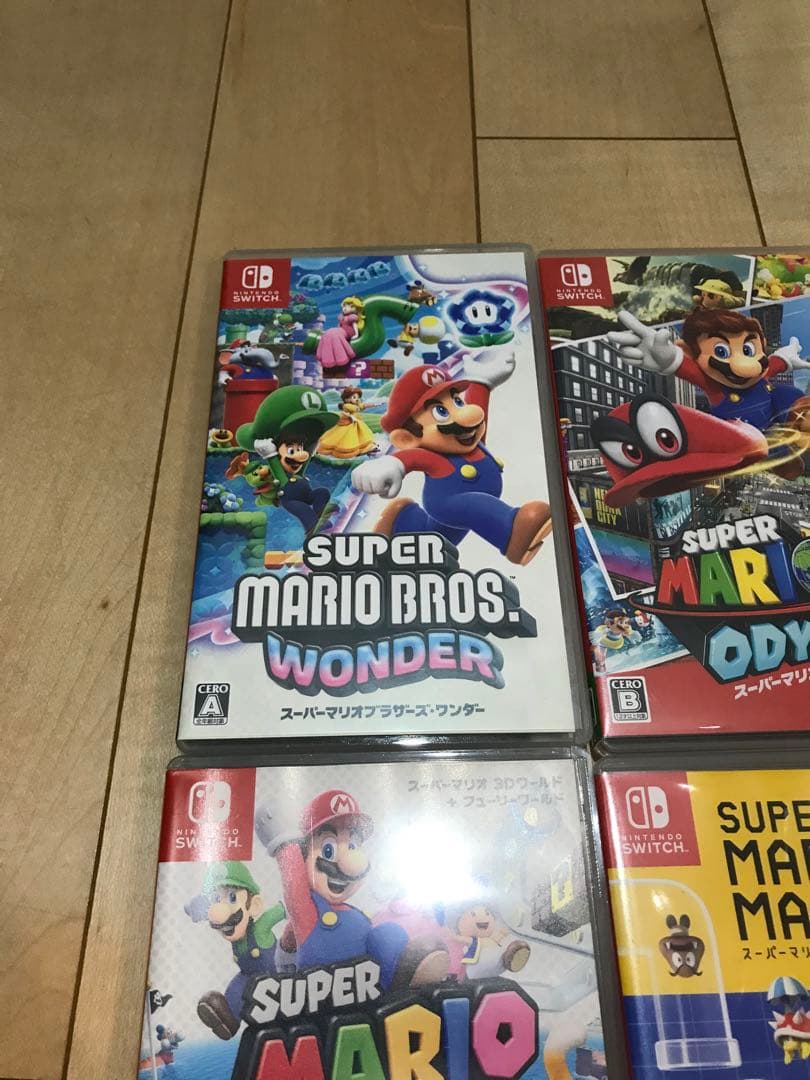 スーパーマリオ　４本セット