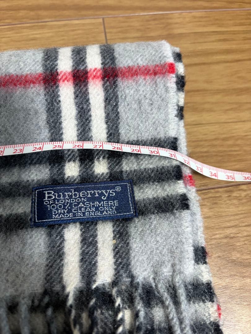 Burberrys カシミヤマフラー　グレーチェック