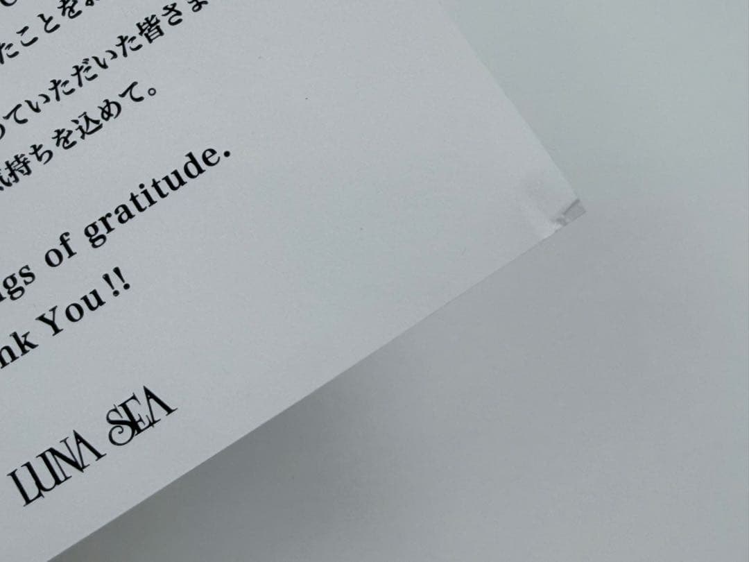 会場限定 LUNA SEA HOLY KNIGHT CD ステッカー付