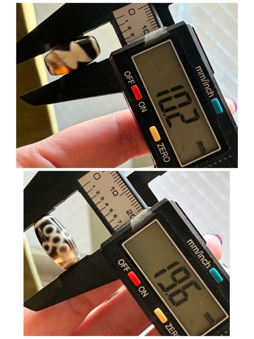 高品質✨ウルプル透け艶✨ 閃電五眼天珠ミニサイズ