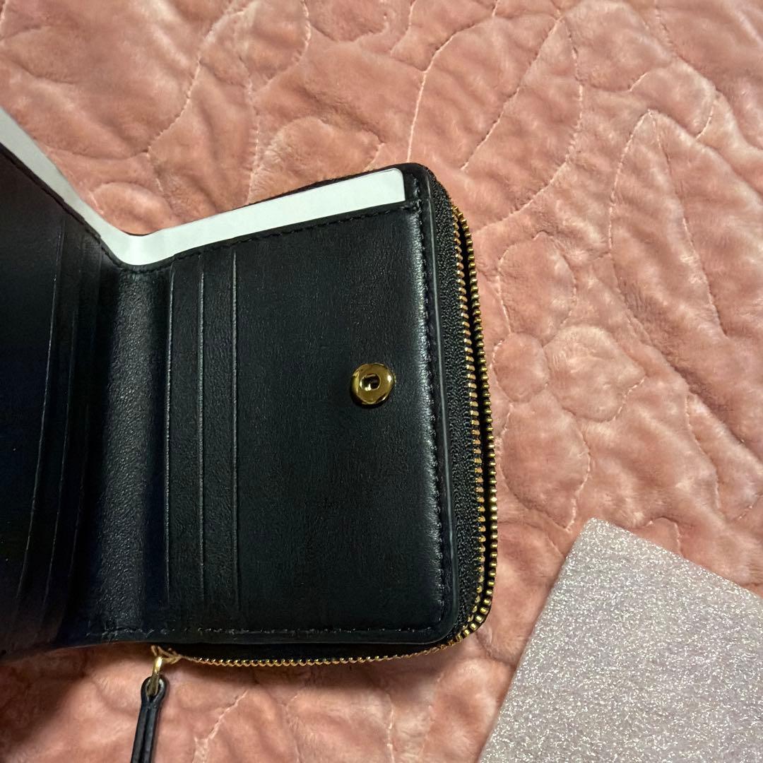 【mo⭐︎mo】Tory Burch ブラック 二つ折り財布