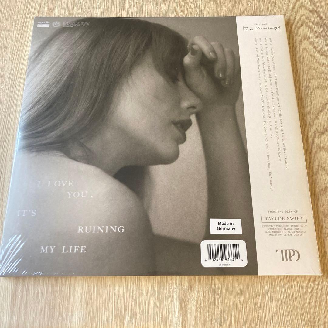 洋楽 Taylor Swift / Tortured Poets Department