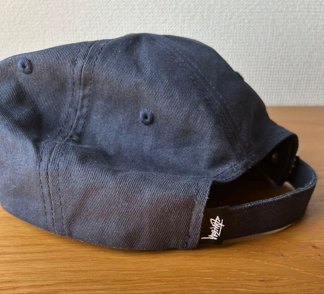 STUSSY STU cap キャップ　ネイビー　紺
