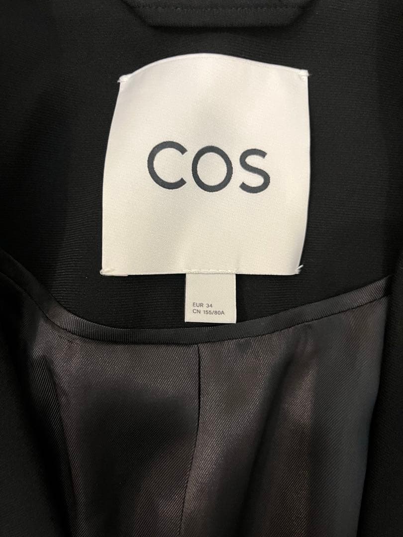 COS オーバーサイズ フルイドシングルブレストブレザー