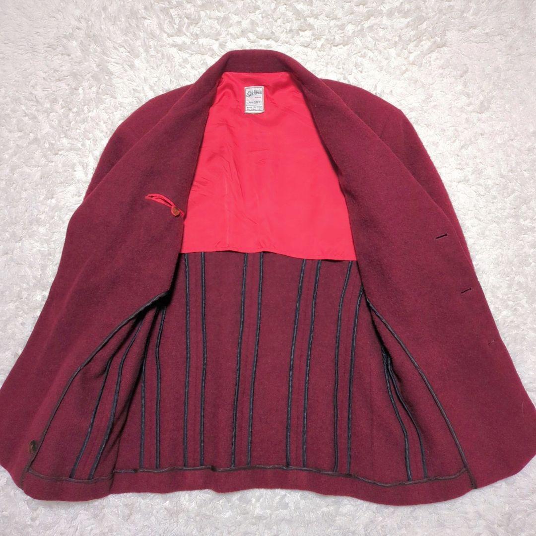 JEAN PAUL GAULTIER♦80s イタリア製 縮絨ウール ジャケット