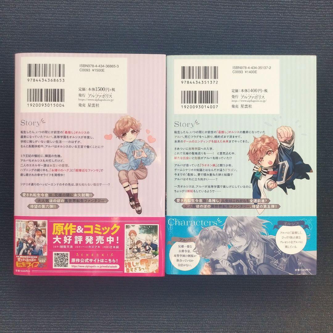 小説「最推しの義兄を愛でるため、長生きします!」(アンダルシュノベルズ) 全6冊
