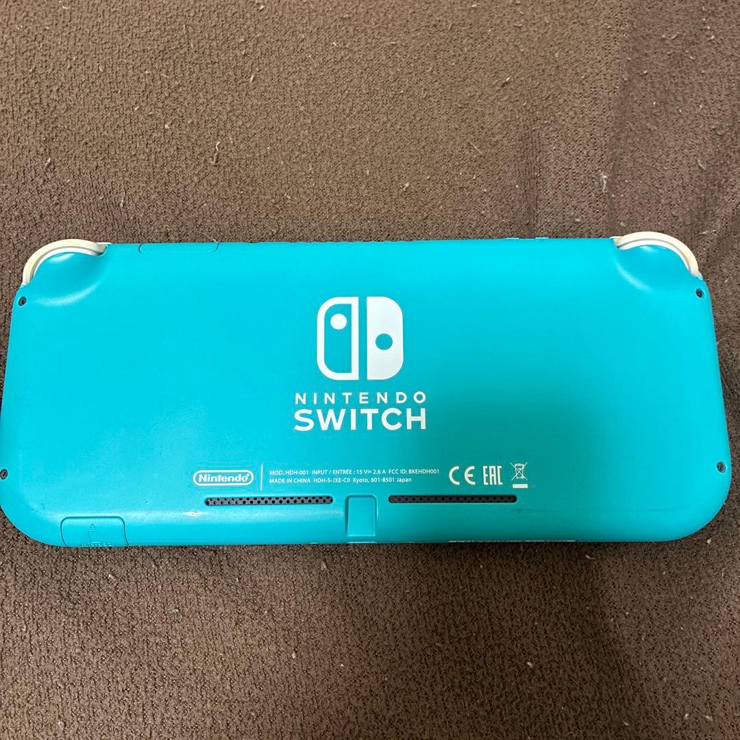 Nintendo Switch Lite ターコイズブルー 充電器付き 箱無し