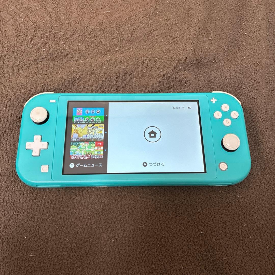 Nintendo Switch Lite ターコイズブルー 充電器付き 箱無し