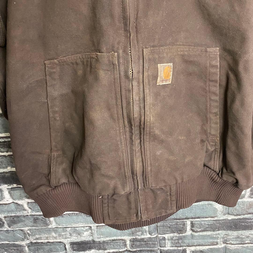 丸*様 カーハート⭐︎アクティブパーカー 古着 フェード 雰囲気◎ 2XL