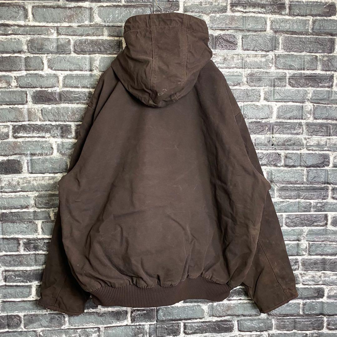 丸*様 カーハート⭐︎アクティブパーカー 古着 フェード 雰囲気◎ 2XL
