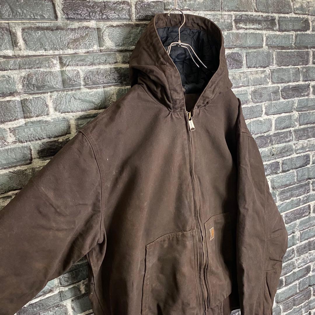 丸*様 カーハート⭐︎アクティブパーカー 古着 フェード 雰囲気◎ 2XL