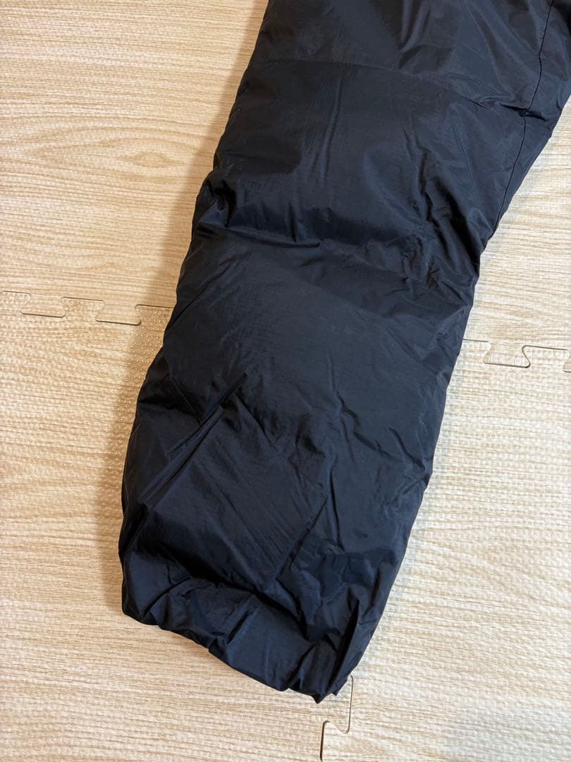 【タグあり美品】ナンガ　NANGA オーロラテックス　ダウンパンツ　黒　ブラック