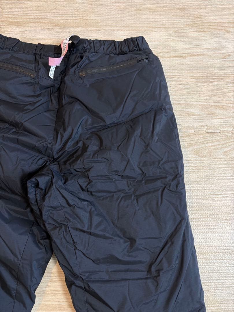 【タグあり美品】ナンガ　NANGA オーロラテックス　ダウンパンツ　黒　ブラック