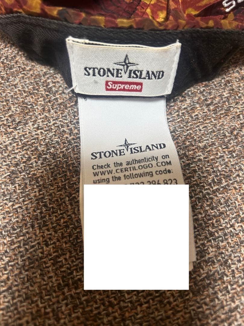 Supreme stone  キャップ