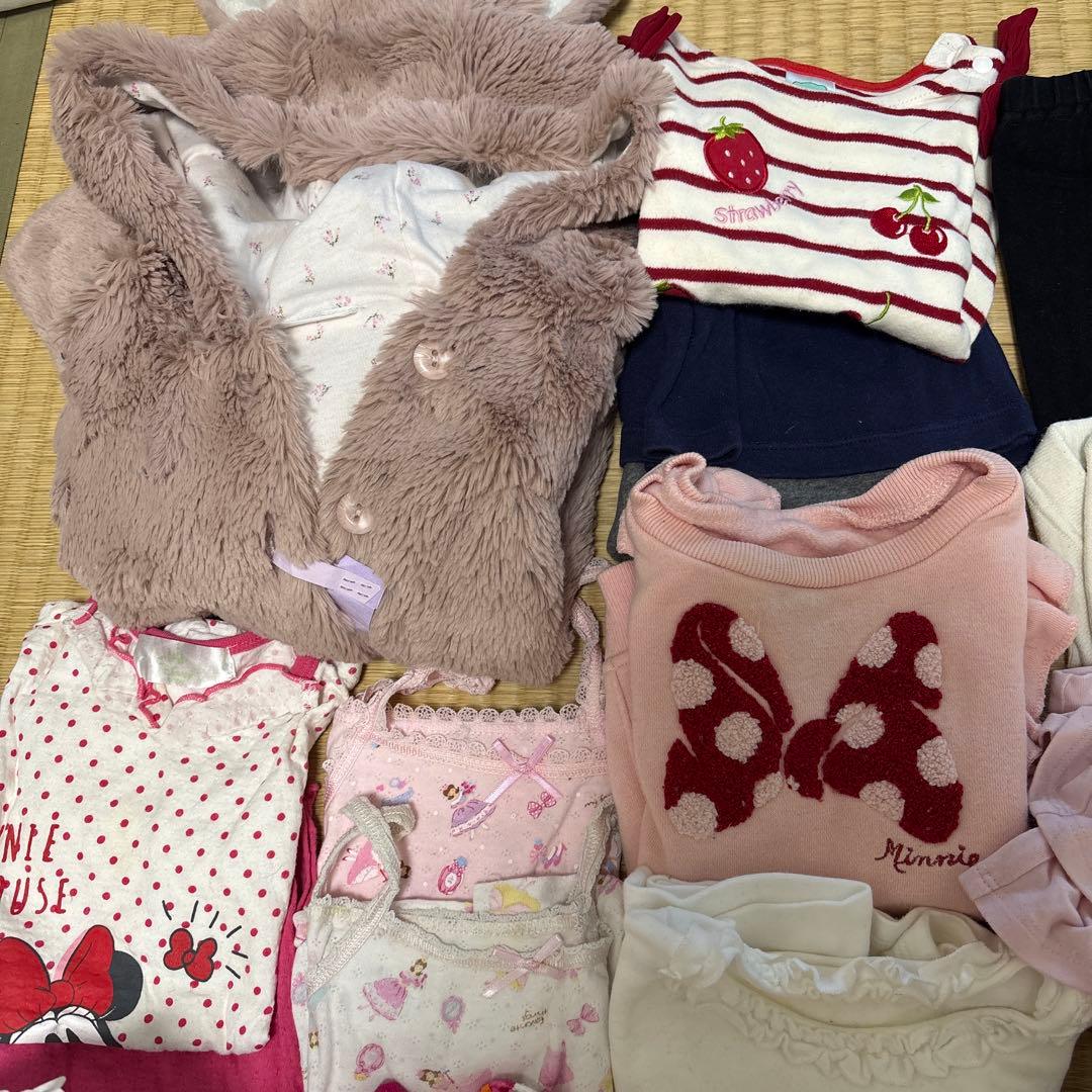 ベビー服セット　80〜90サイズ　保育園　まとめ売り　ファミリア　メゾピアノ　靴