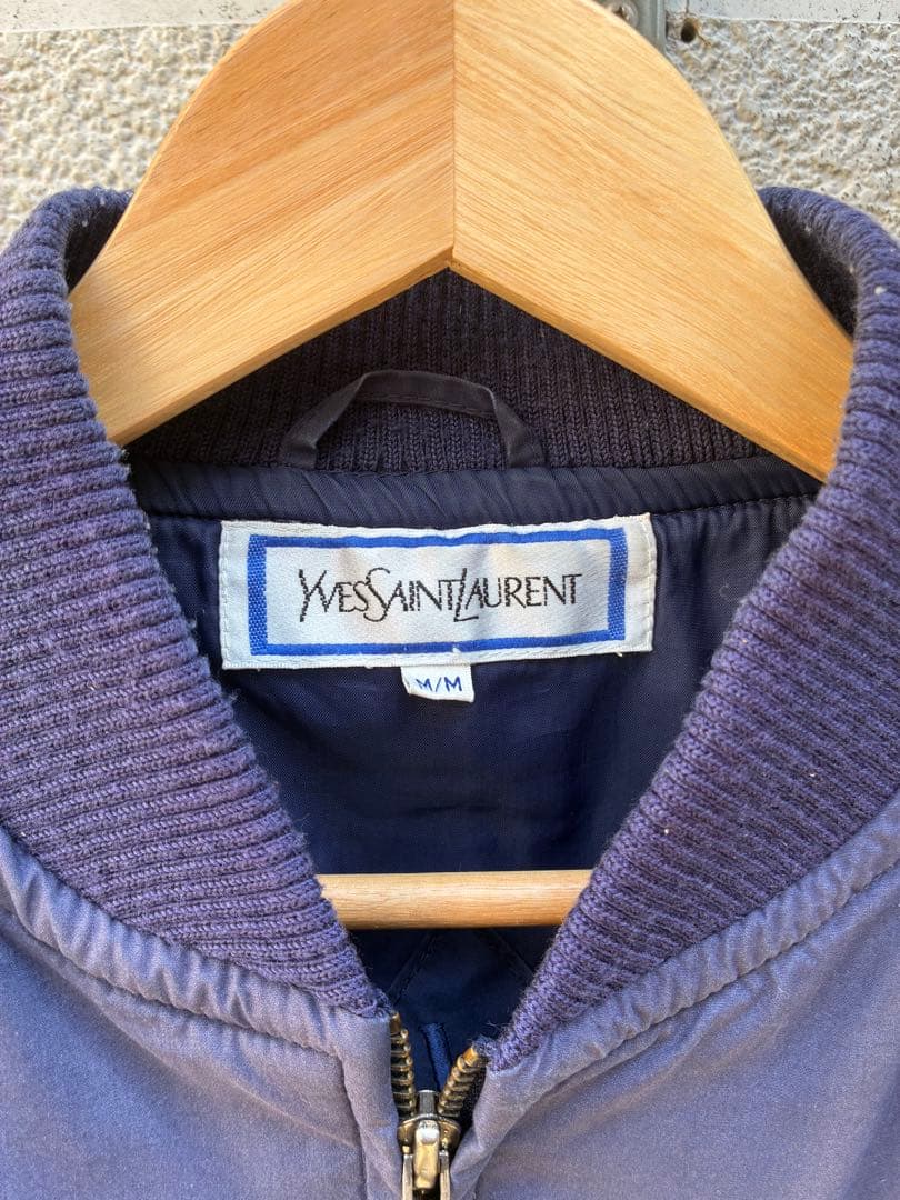 ち*す様 90s \"Yves Saint Laurent\" コットンブルゾン