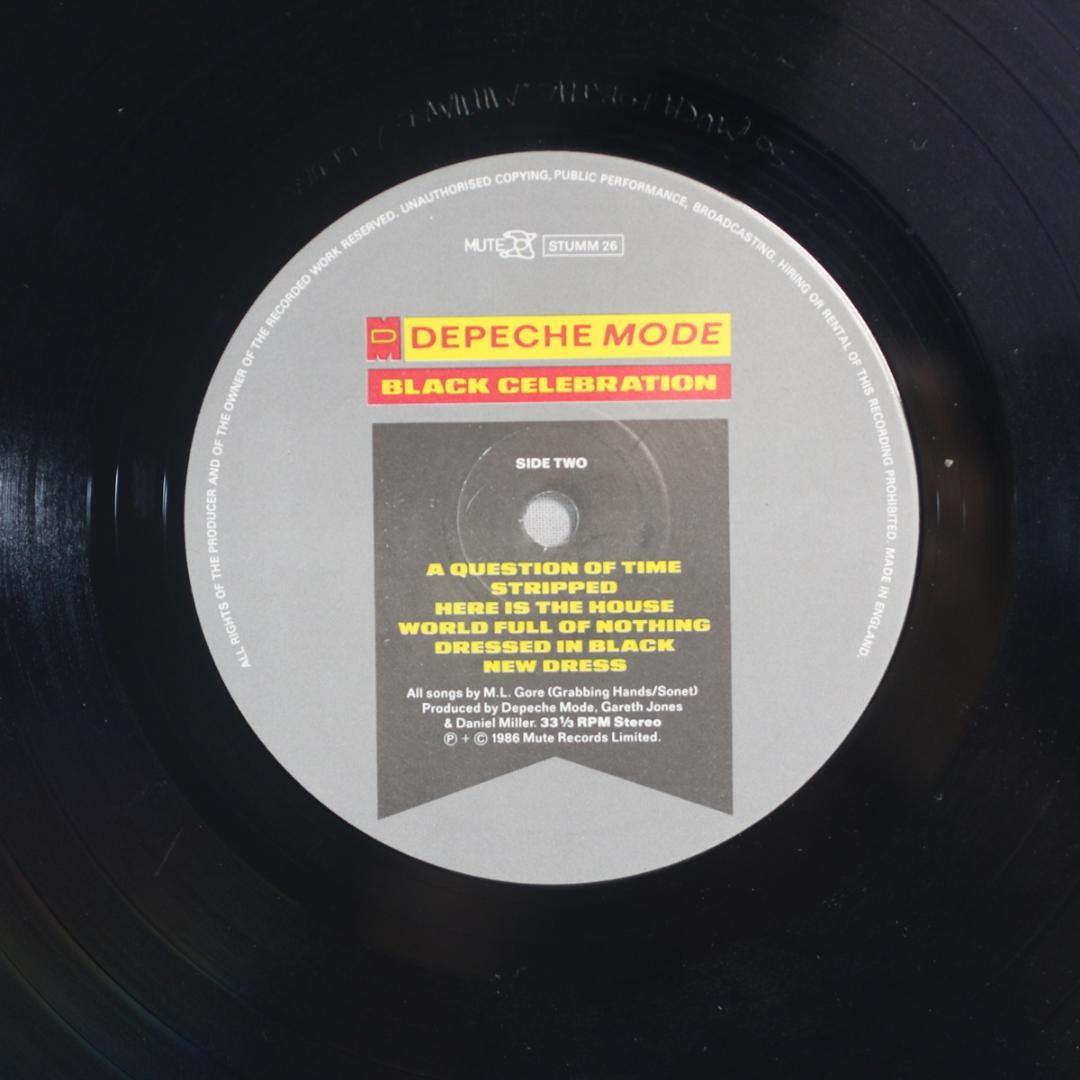 英LP Depeche Mode Black Celebration UK盤